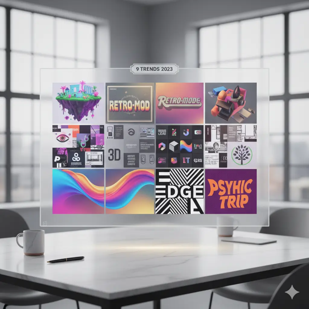 Beyond the Safe Bet: The 9 Essential Graphic Design Trends Every Creator Needs to Know for 2023