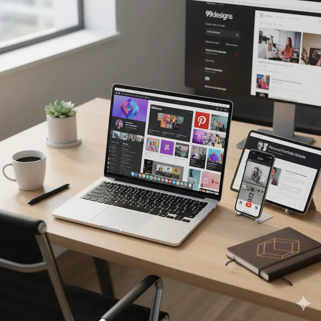 Beyond the Portfolio: 10 Essential Platforms for Graphic Designers to Get Noticed